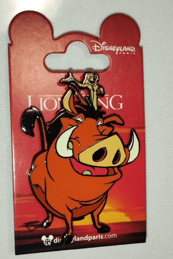 Pumbaa and Timon - Lion King 30th Anniversary Disney Land Paris Dlp 2024 Pin