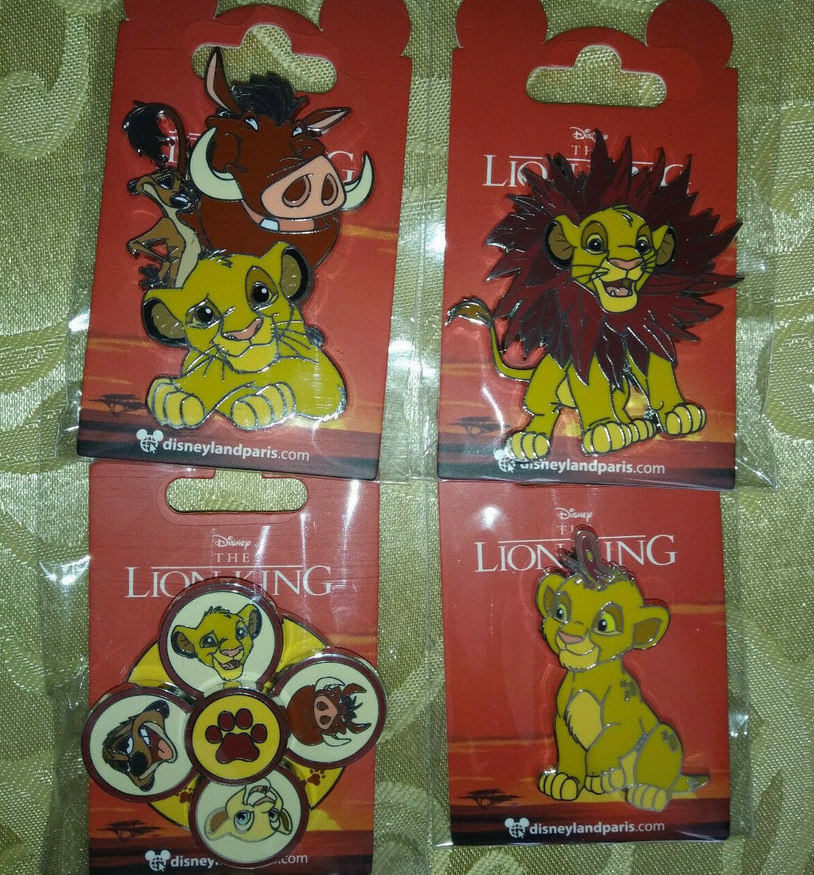 Pumbaa Nala Simba Timon Lion King Disney Land Paris Dlrp Dlp March 2022 4 Pins