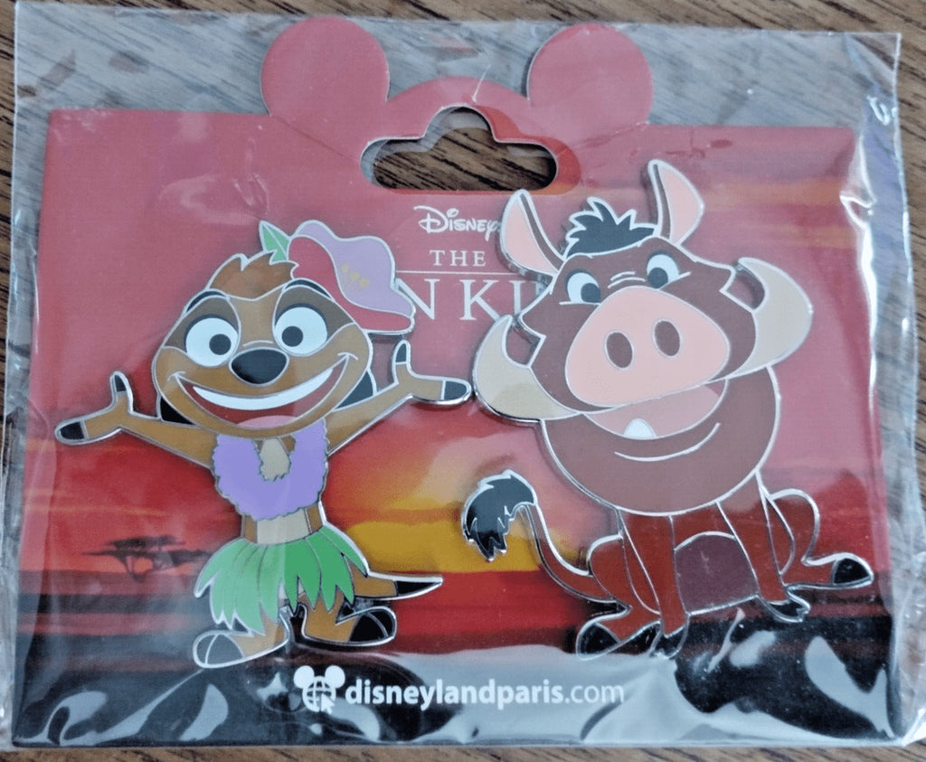 Pumbaa Timon Lion King Disney Land Paris Dlp 05 2023 Jumbo 2 Pins