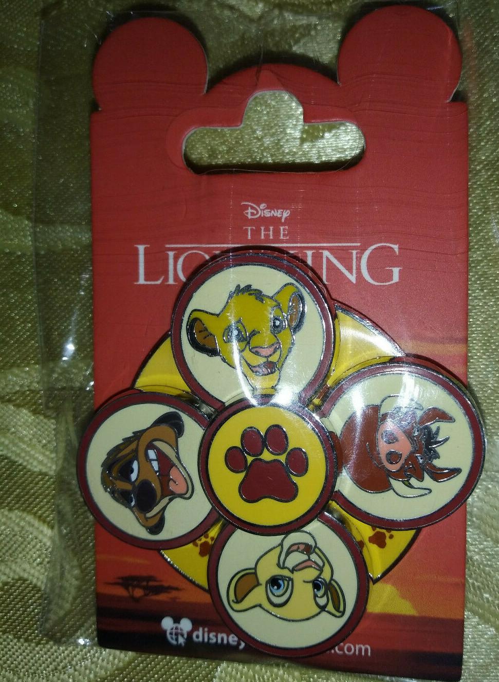 Pumbaa Timon Simba Nala Lion King Disney Land Paris Dlrp Dlp 2022 Spinner 3D Pin
