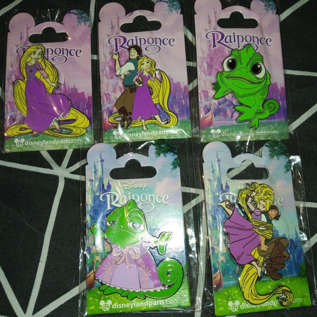 Rapunzel Flynn Pascal Tangled Dlp Disney Land Paris 5 Pins
