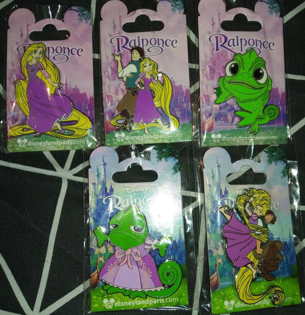 Rapunzel Flynn Pascal Tangled Dlp Disney Land Paris 5 Pins