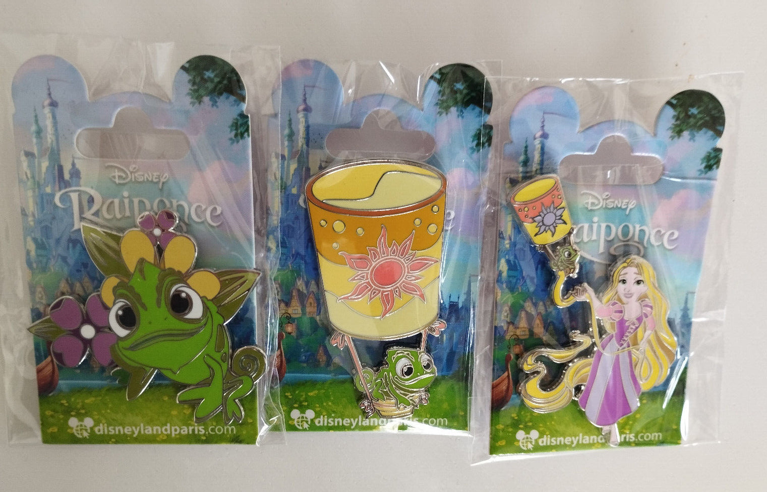 Rapunzel Pascal Lantern (Tangled) Disney Land Paris Dlrp March 2023 3 Pins Set