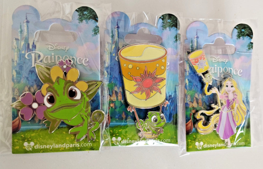 Rapunzel Pascal Lantern (Tangled) Disney Land Paris Dlrp March 2023 3 Pins Set