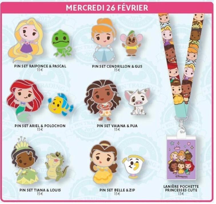 Rapunzel & Pascal Princess and Sidekicks Set Disney Land Paris Dlp Feb 2025 Pin