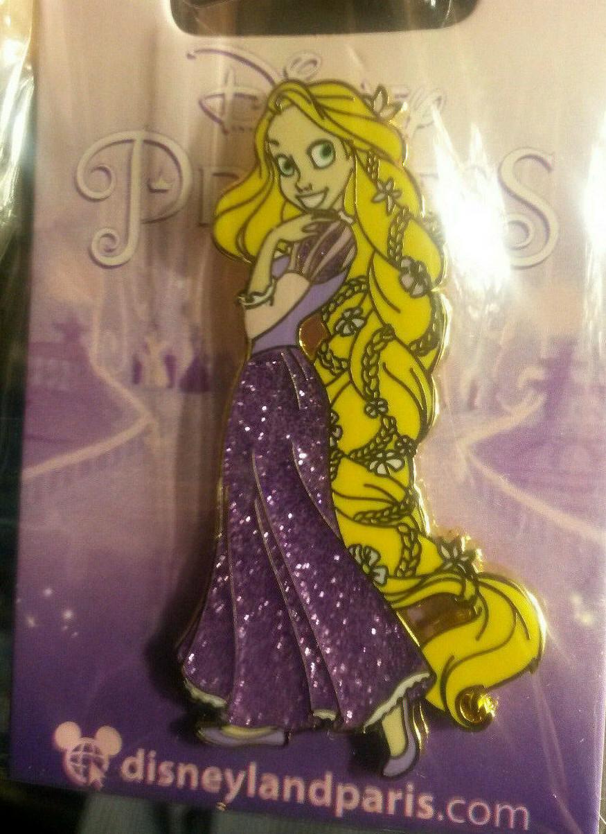 Rapunzel Princess Series Glitter Gown (Tangled) Disney Paris 2015 Dlrp Dlp Pin