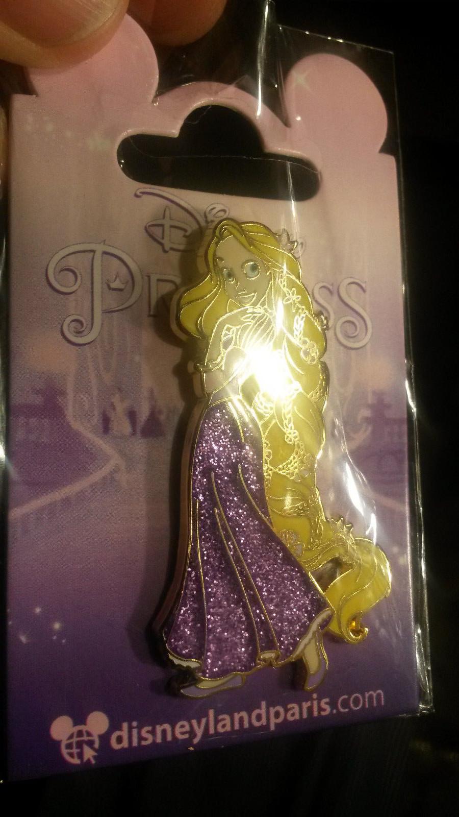 Rapunzel Princess Series Glitter Gown (Tangled) Disney Paris 2015 Dlrp Dlp Pin