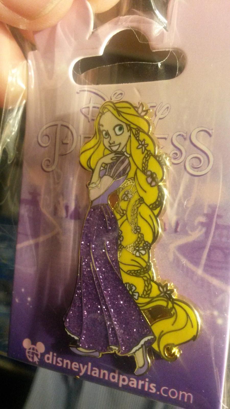 Rapunzel Princess Series Glitter Gown (Tangled) Disney Paris 2015 Dlrp Dlp Pin