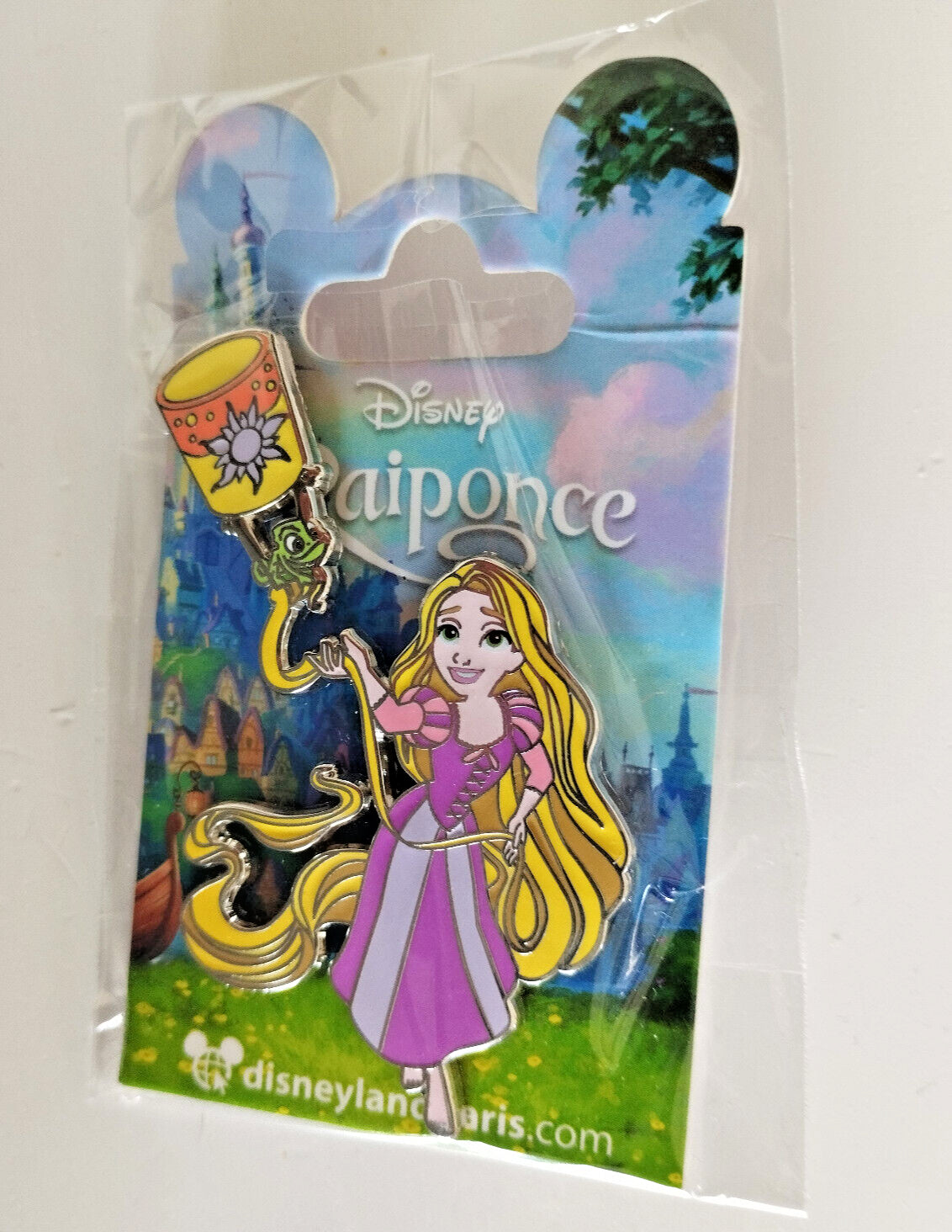 Rapunzel with Pascal in Lantern (Tangled) Disney Land Paris Dlrp March 2023 Pin