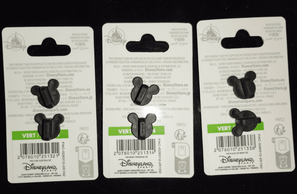 Ratatouille Gusteau Remy Sign Place de Disney Land Paris Dlp July 2025 3 Pin Set