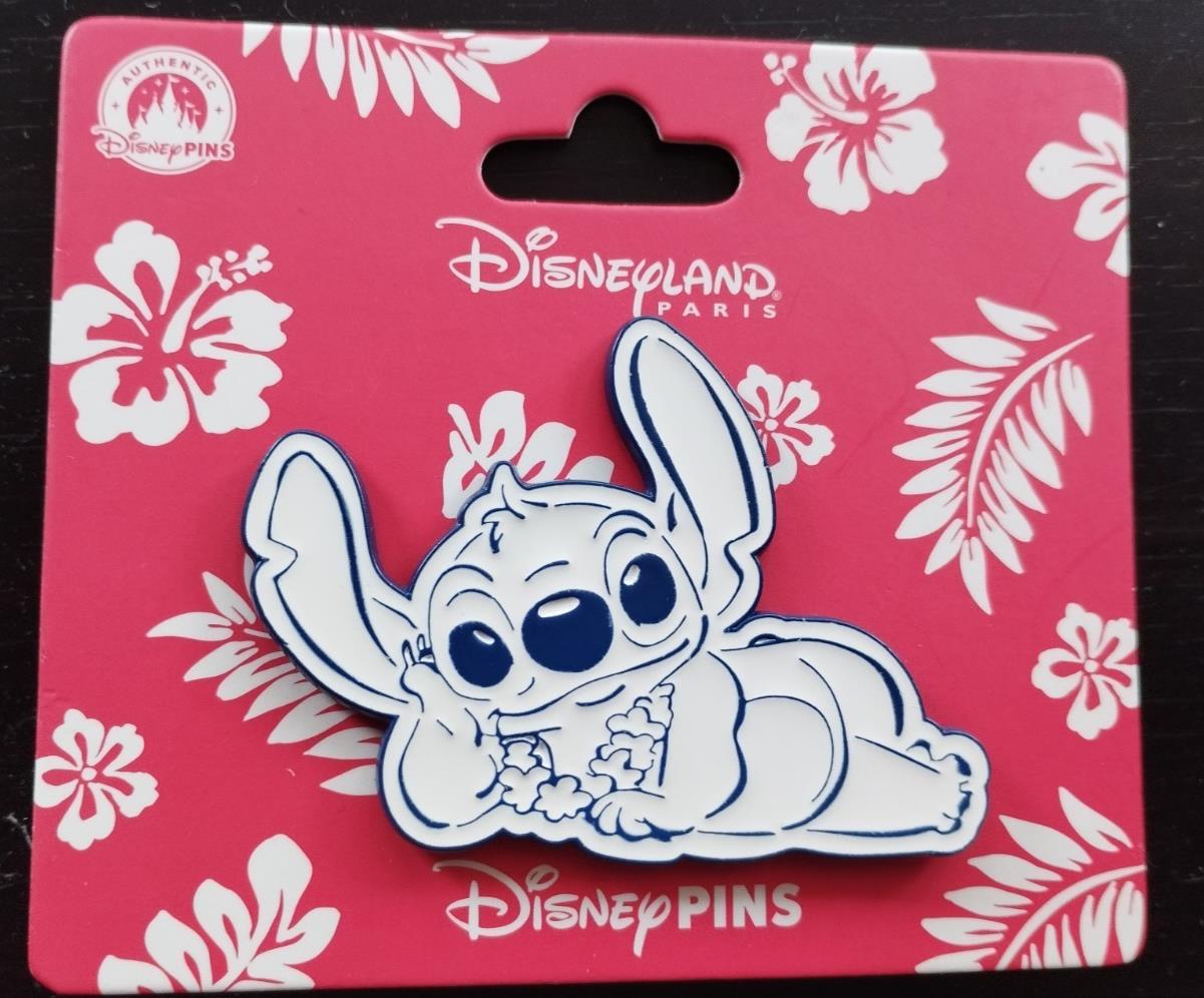 Relaxing on the Beach Stitch Lifestyle Collection Disney Land Paris Dlp 2025 Pin