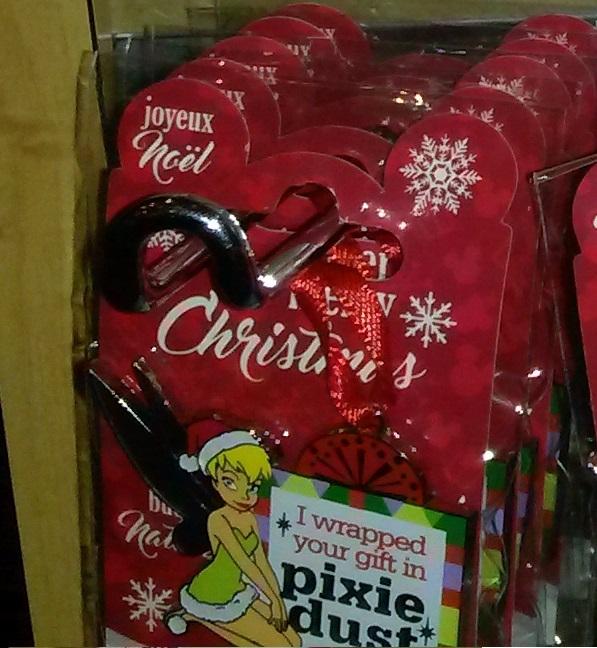 Santa Tinkerbell wrap your gift pixie dust Disney L Paris Dlrp Dlp 2016 Xmas pin
