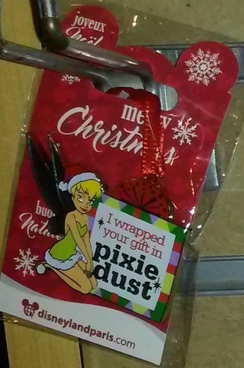 Santa Tinkerbell wrap your gift pixie dust Disney L Paris Dlrp Dlp 2016 Xmas pin