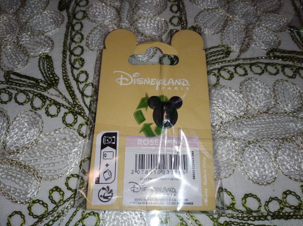 Seven Dwarfs and diamond Disney Land Paris Dlp January 2023 Spinner Pin