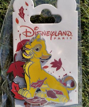 シンバ（ライオン・キング）冬の葉 リーフシリーズ ディズニーランド・パリ DLP 2022年11月 ピン