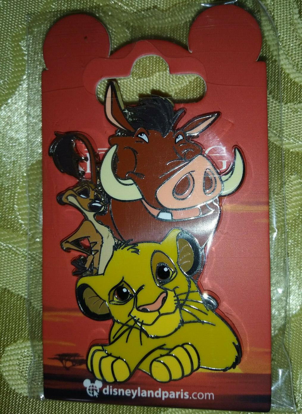 Simba Timon Pumbaa The Lion King Disney Land Paris Dlrp Dlp March 2022 Pin