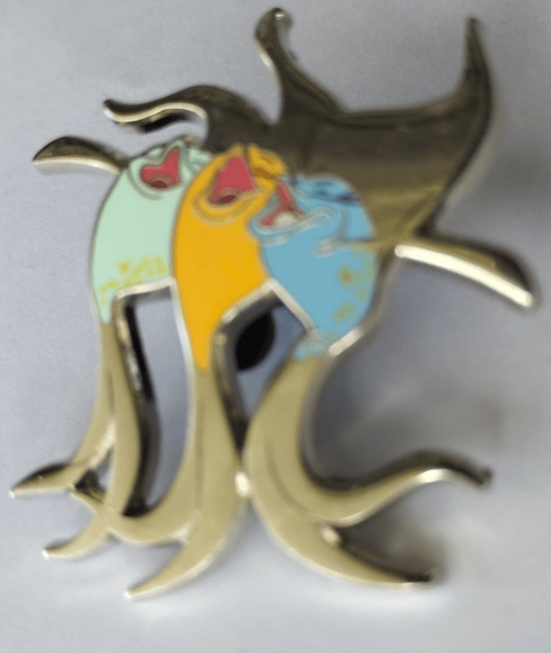 Singing Fish Girls Little Mermaid Cast Lanyard Disney L Paris Dlp Dec 2024 Pin