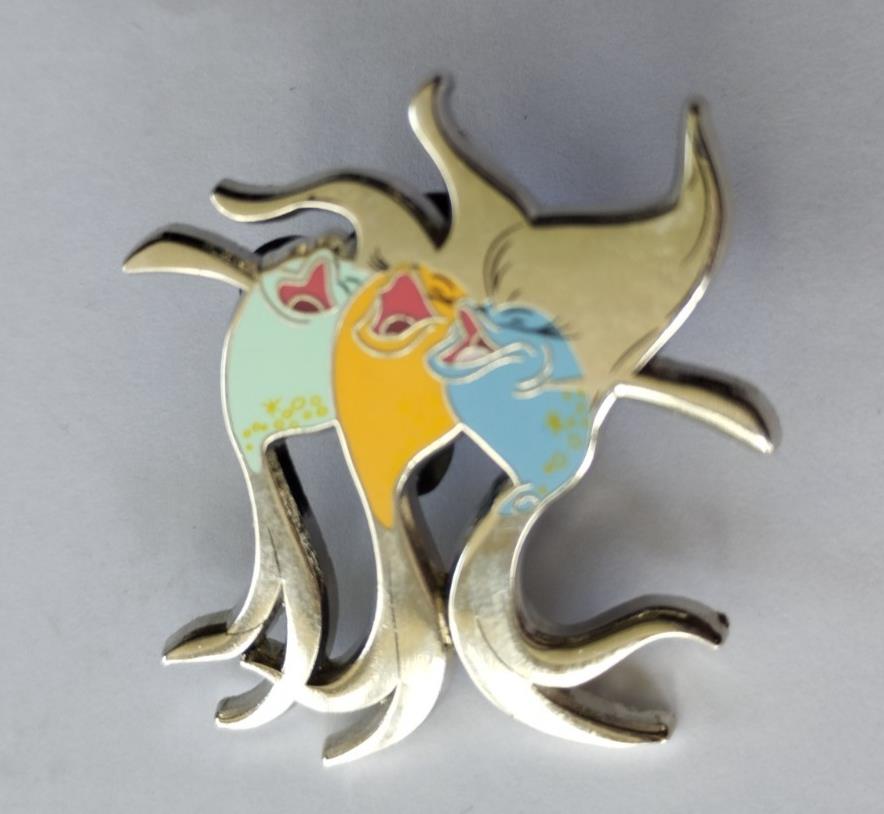 Singing Fish Girls Little Mermaid Cast Lanyard Disney L Paris Dlp Dec 2024 Pin