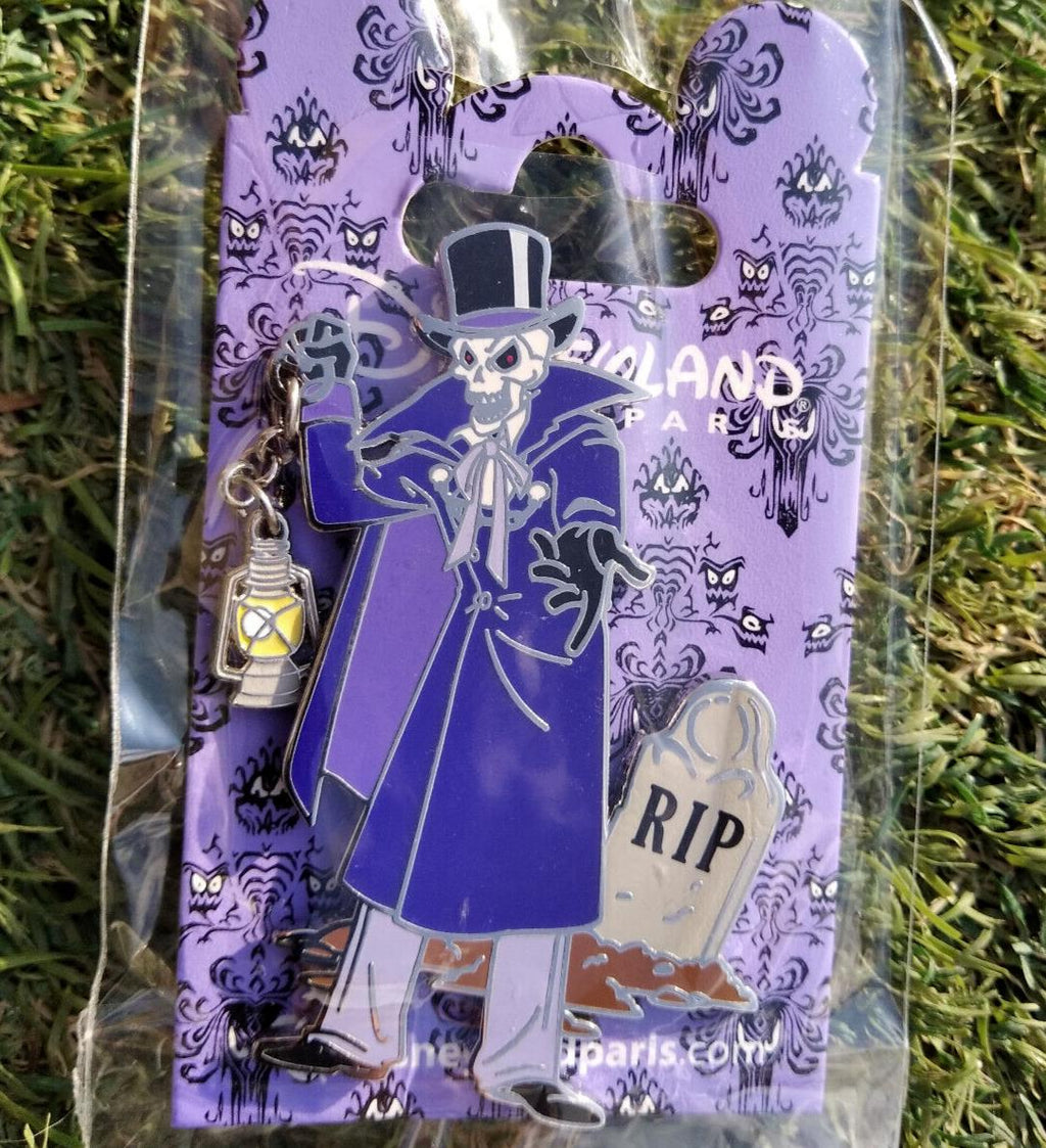 Skeleton Lantern Phantom Manor Haunted Mansion Disney Paris DLP 2022 Dangle Pin