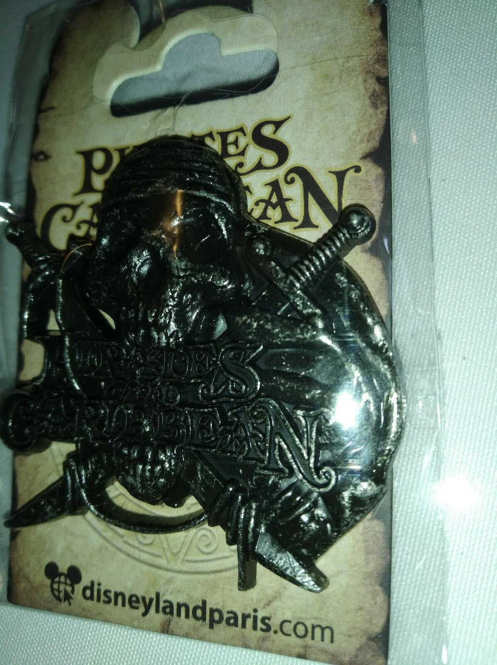 Skull Logo Pirates of Caribbean Series Disney Land Paris Dlrp Dlp 2021 3D Pin