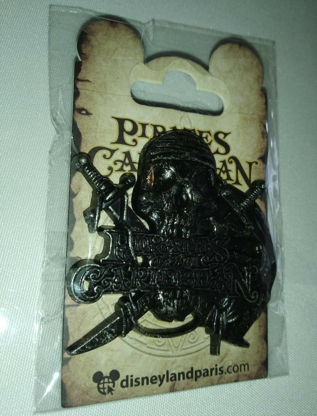Skull Logo Pirates of Caribbean Series Disney Land Paris Dlrp Dlp 2021 3D Pin
