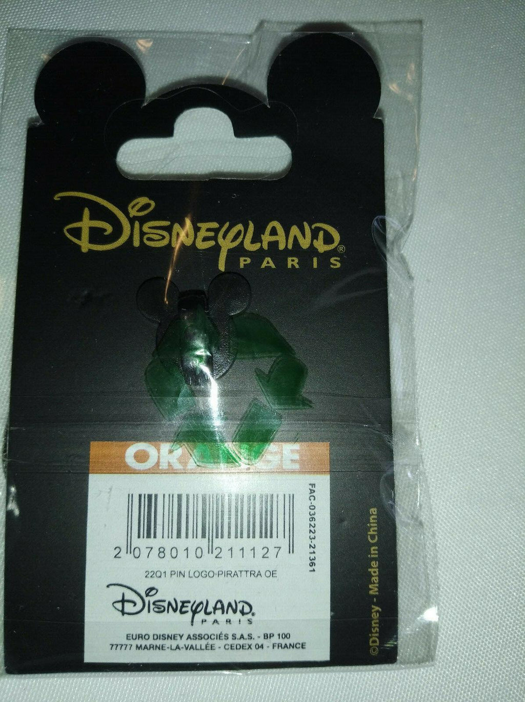 Skull Logo Pirates of Caribbean Series Disney Land Paris Dlrp Dlp 2021 3D Pin
