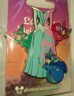 眠れる森の美女 オーロラ姫ガウン フェアリー付き DLP DLRP ディズニーランドパリ 2022年2月 ピン