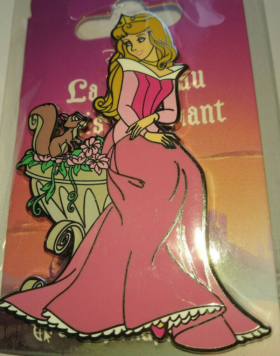 Sleeping Beauty Aurora with Squirrel Dlp Dlrp Disney Land Paris Feb 2022 Pin