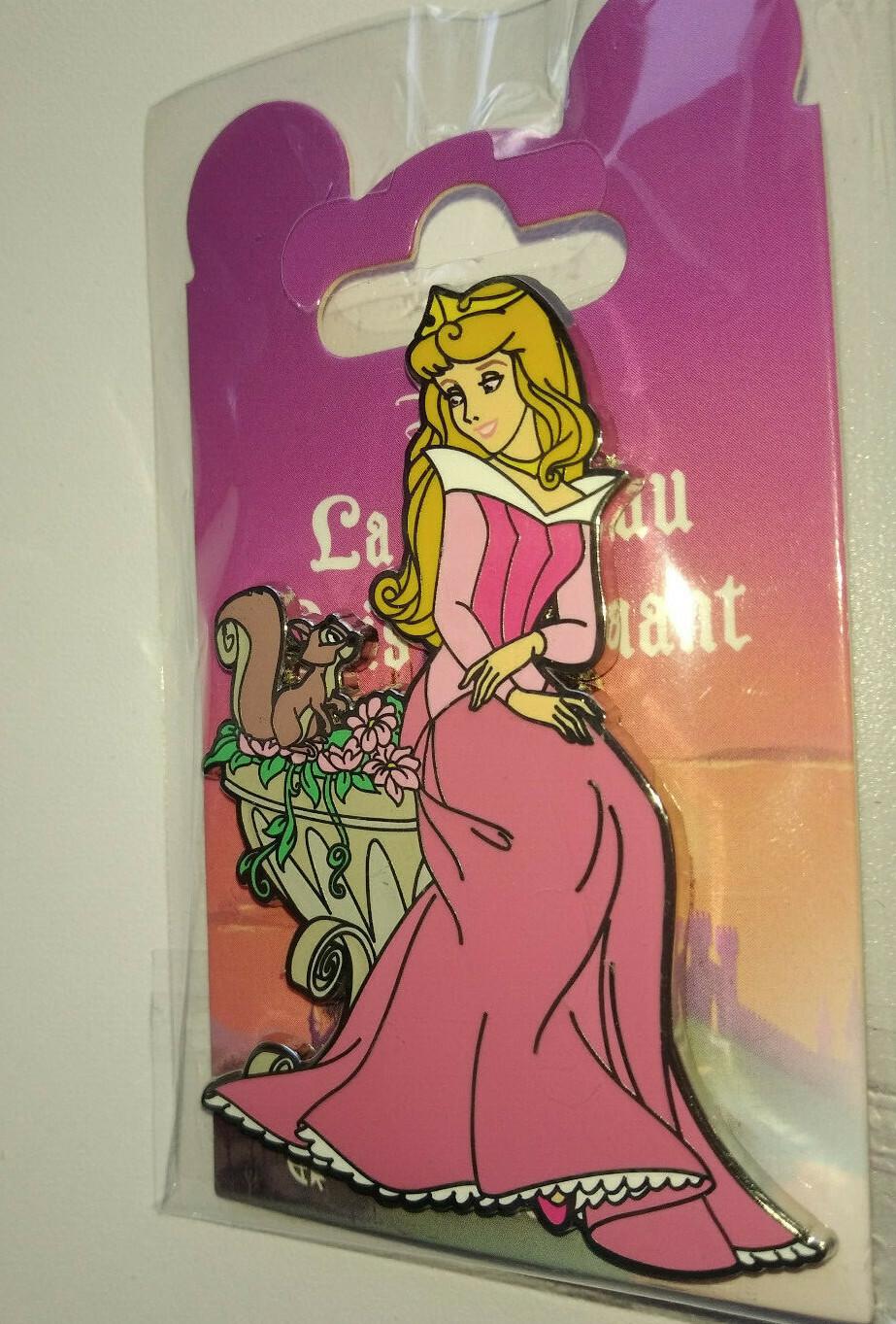 Sleeping Beauty Aurora with Squirrel Dlp Dlrp Disney Land Paris Feb 2022 Pin