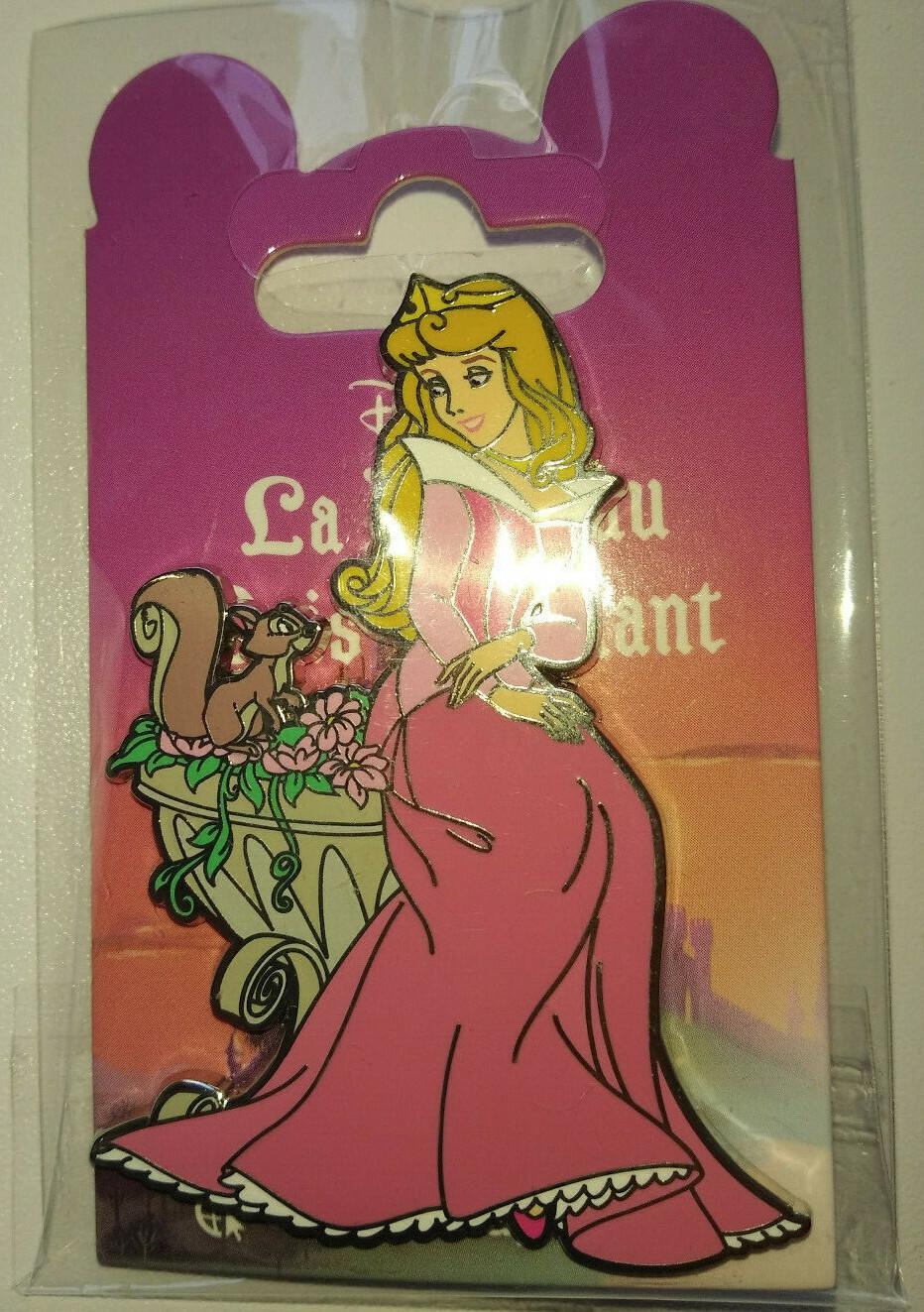 Sleeping Beauty Aurora with Squirrel Dlp Dlrp Disney Land Paris Feb 2022 Pin