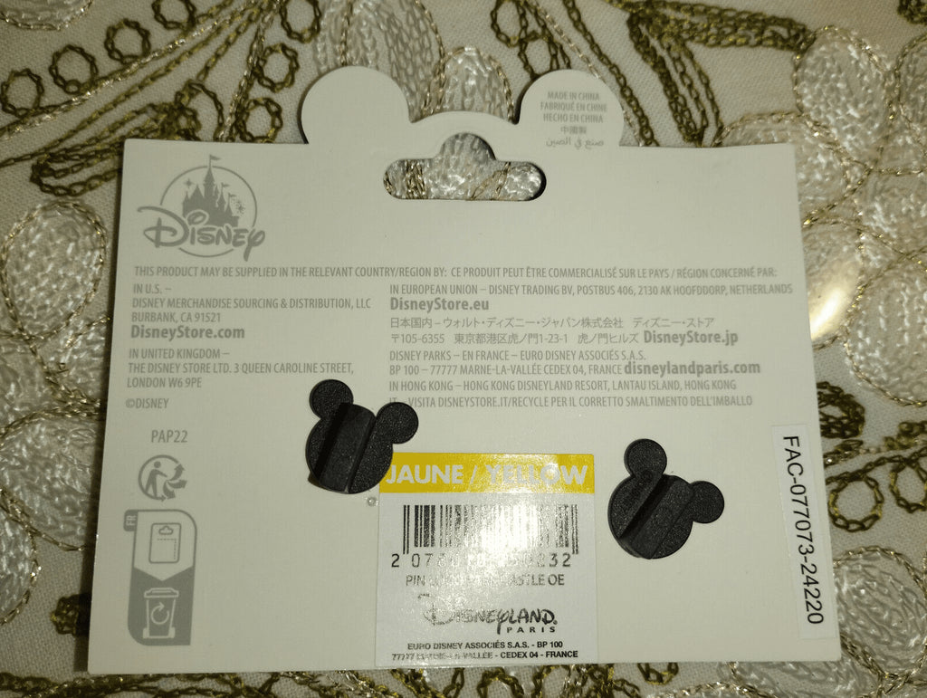 Sleeping Beauty Castle - Pink and Blue - Logo Disney Paris Dlrp Dlp Nov 2024 Pin