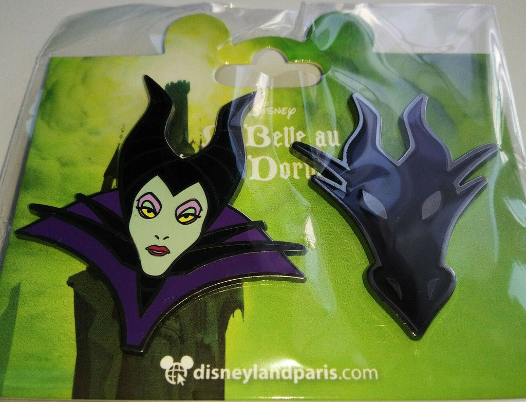 Sleeping Beauty Maleficent and Dragon Dlp Dlrp Disney Land Paris Feb 2022 Pin