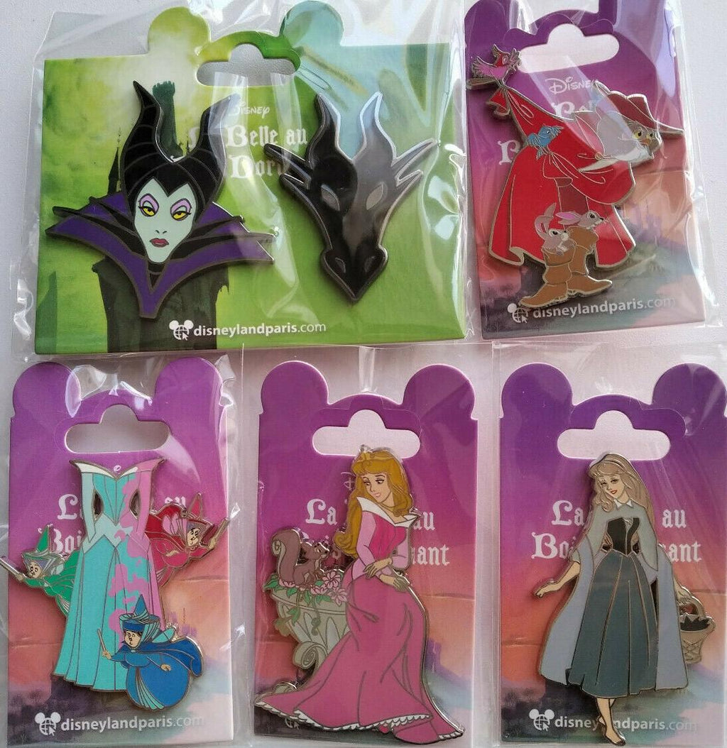 Sleeping Beauty Maleficent Fairies Set Dlp Dlrp Disney Land Paris Feb 2022 Pins