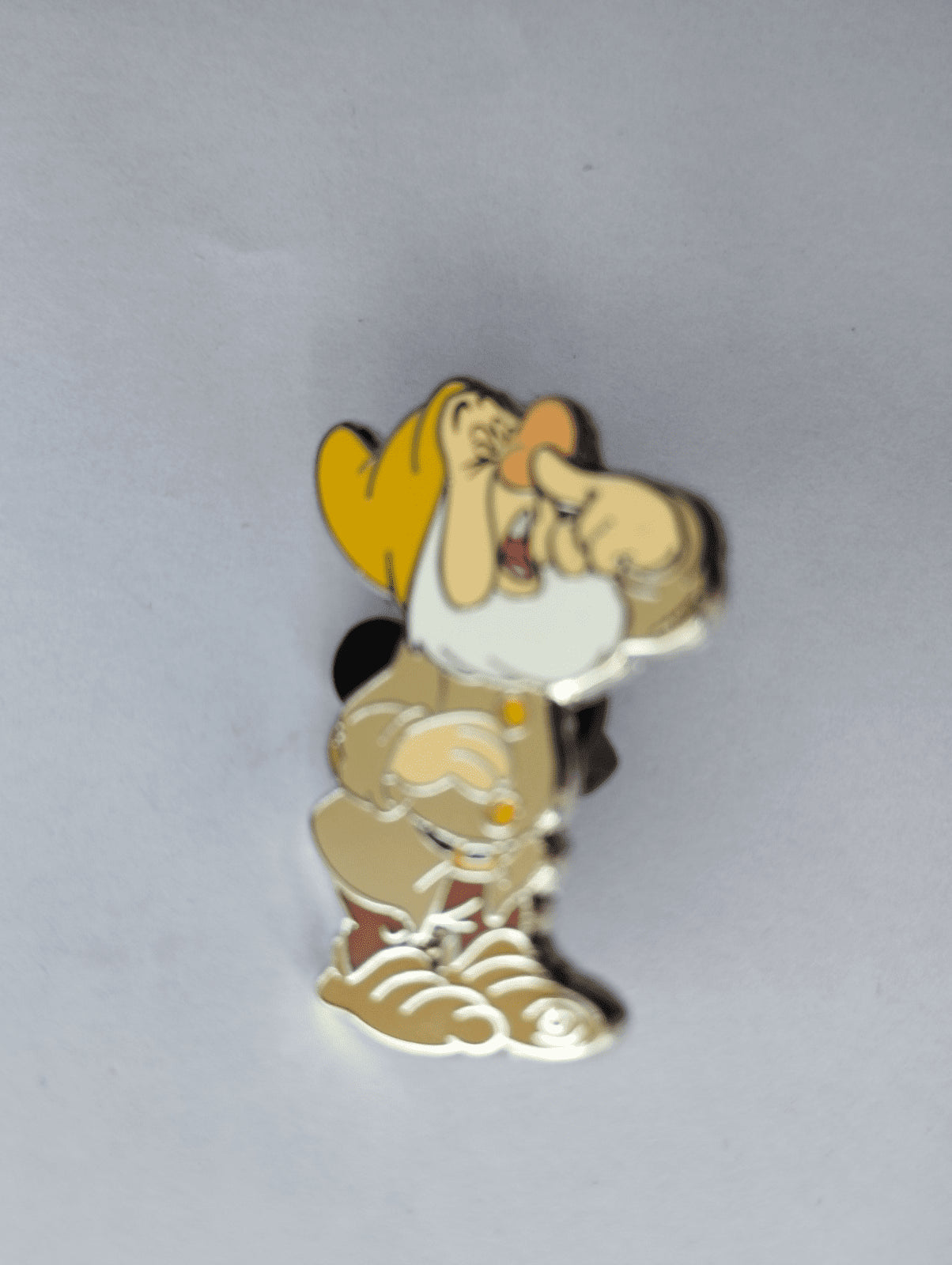 Sneezy Holding his Nose Cast Lanyard series Disney Land Paris Dlp May 2025 Pin