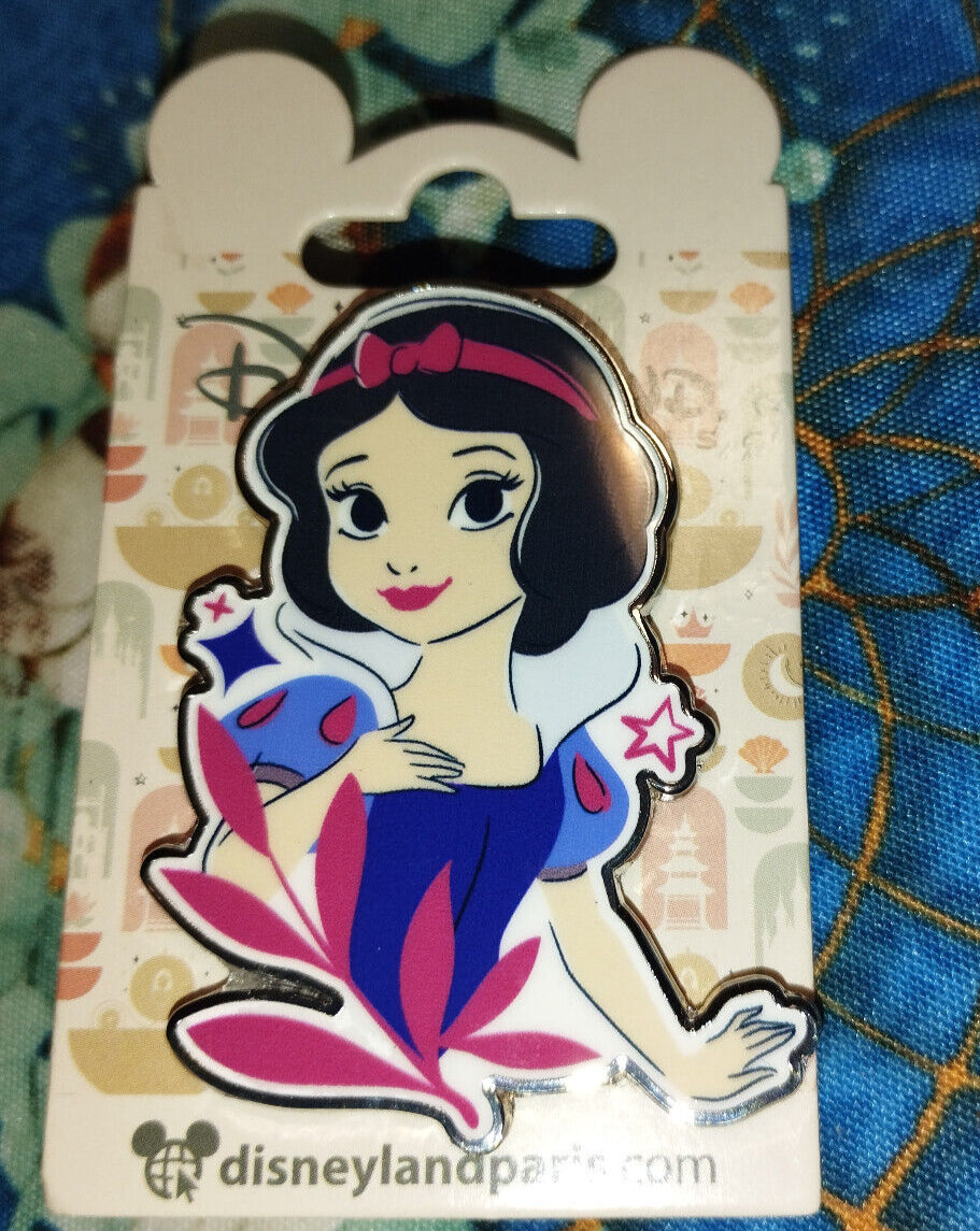 Snow White and the seven dwarfs Floral Princess Disney Land Paris Dlp 2024 Pin