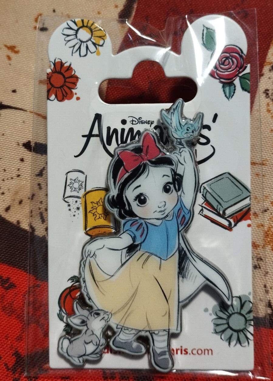 Snow White bird rabbit Animator Dolls Child June 2023 Disney Land Paris Pin