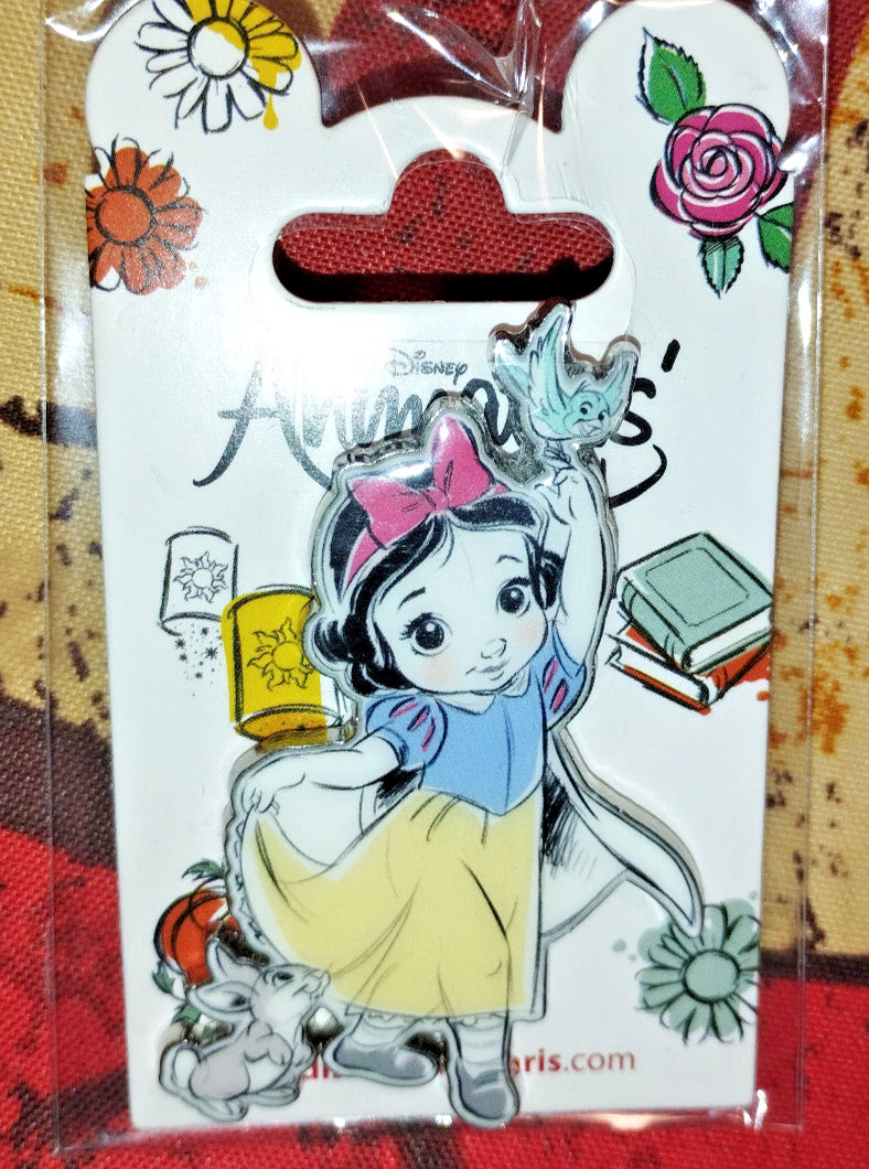 Snow White bird rabbit Animator Dolls Child June 2023 Disney Land Paris Pin