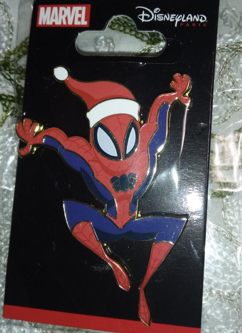 Spiderman Father Christmas Marvel Disney Land Paris Dlrp DLP Dec 2022 Pin