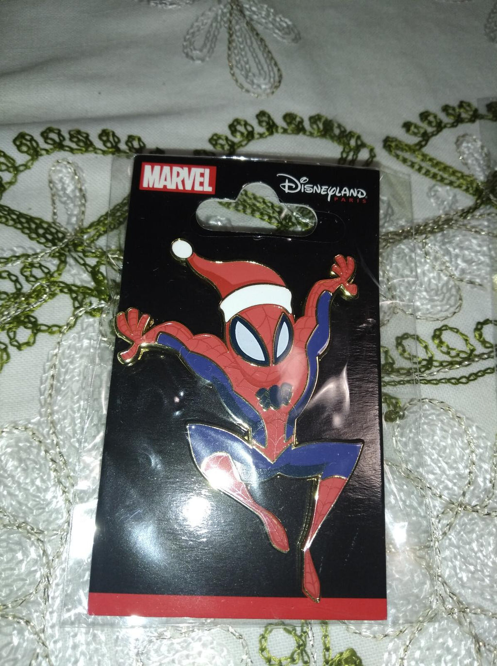 Spiderman Father Christmas Marvel Disney Land Paris Dlrp DLP Dec 2022 Pin