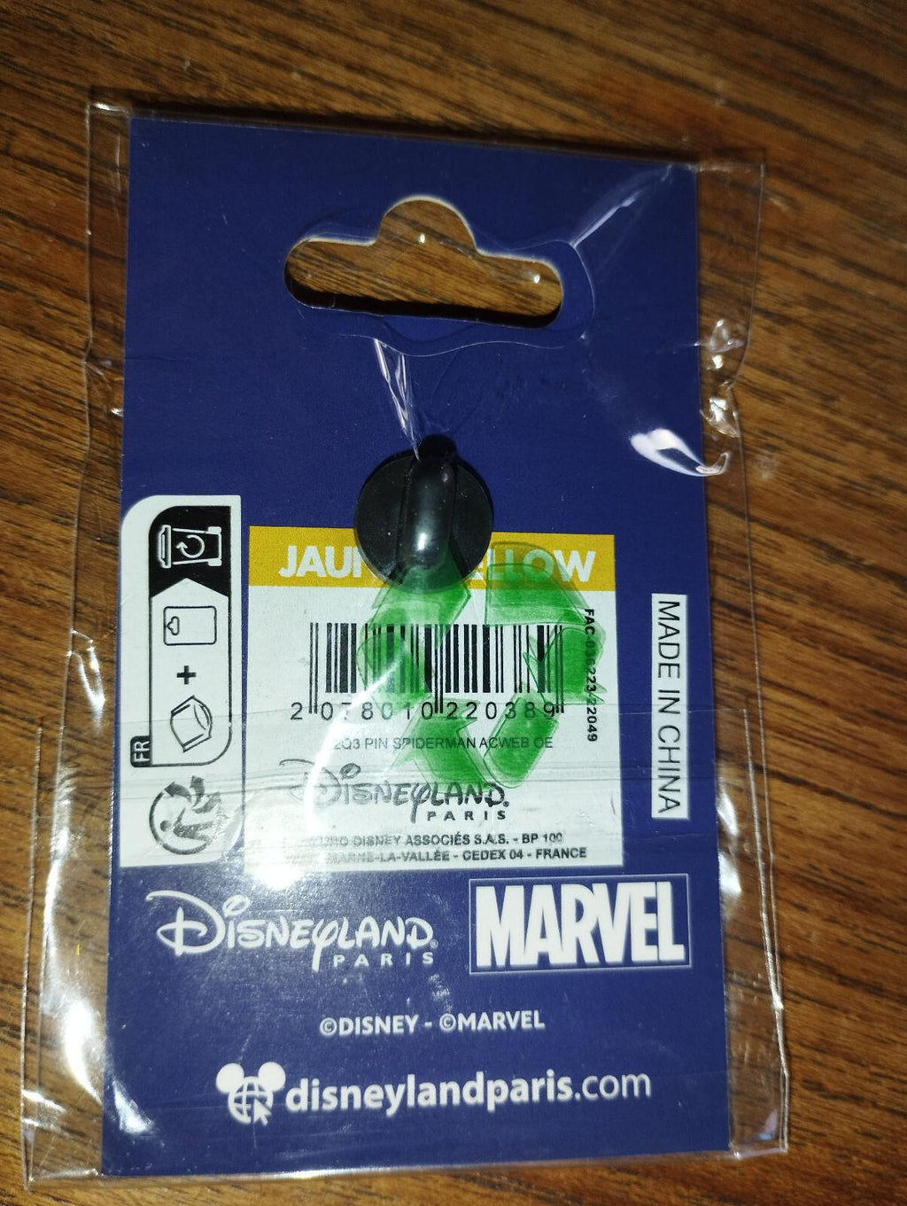 Spiderman Hexagons Avenger Campus Marvel Land Disney Land Paris Dlp 2022 Pin