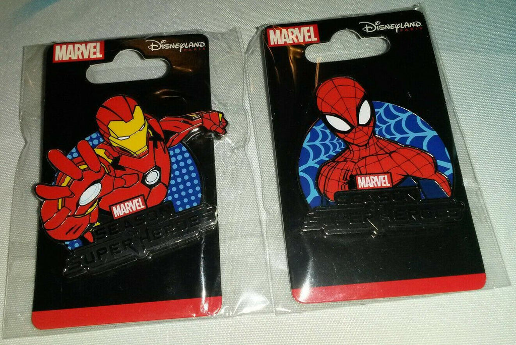 Spiderman Iron man Marvel Avengers S O S H Disney Land Paris Dlrp Dlp 2020 Pins