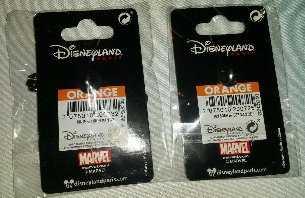 Spiderman Iron man Marvel Avengers S O S H Disney Land Paris Dlrp Dlp 2020 Pins