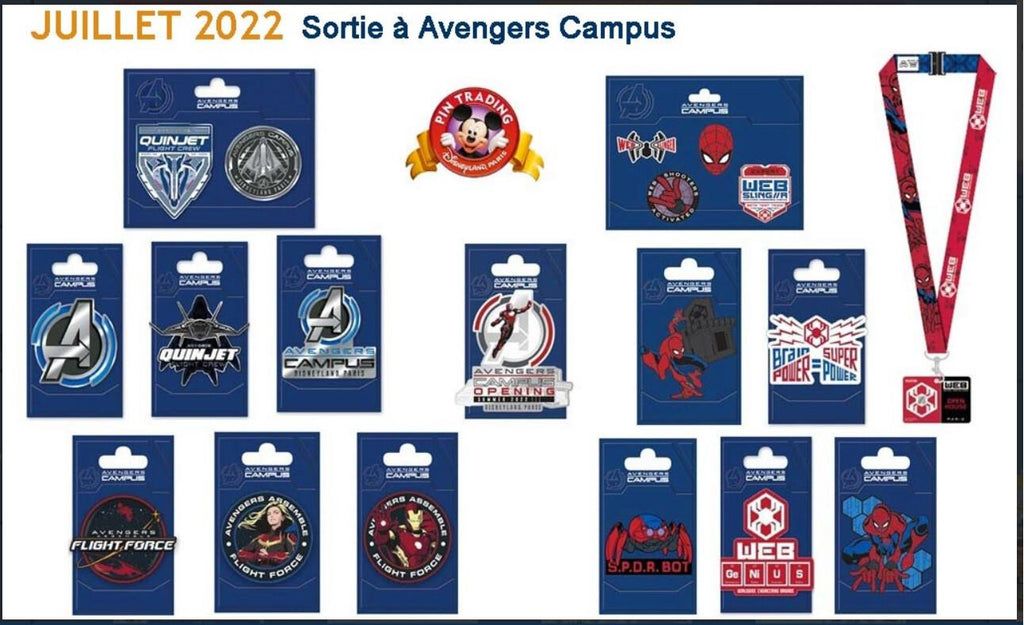 Spiderman Mansion Avenger Campus Marvel Land Disney Land Paris Dlp 2022 Pin
