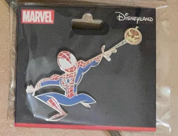 Spiderman Pumpkin Halloween Marvel Disney Land Paris Dlrp DLP Oct 2022 Pin