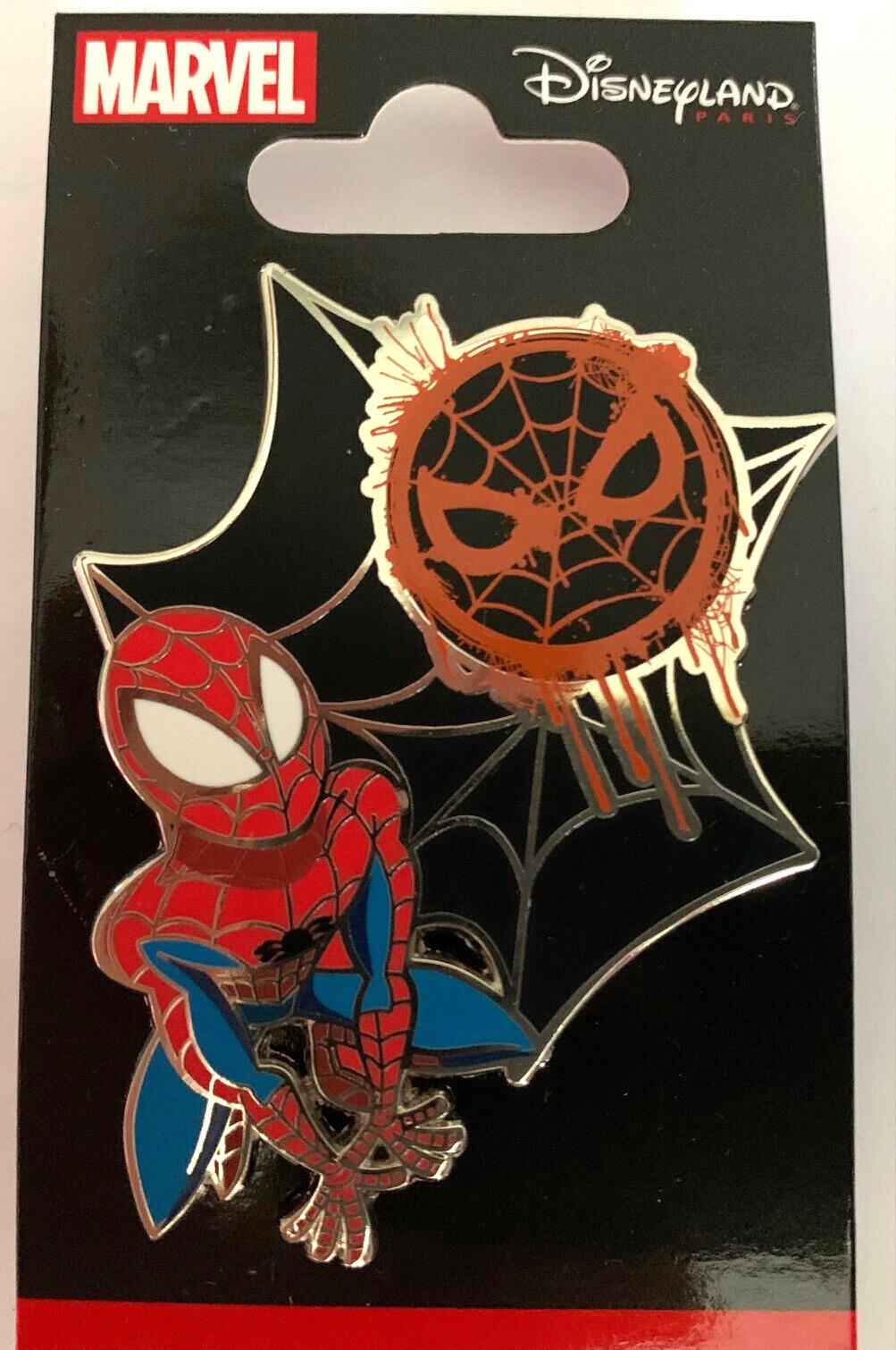 Spiderman Pumpkin Spider web Halloween Marvel Disney Land Paris DLP Oct 2023 Pin