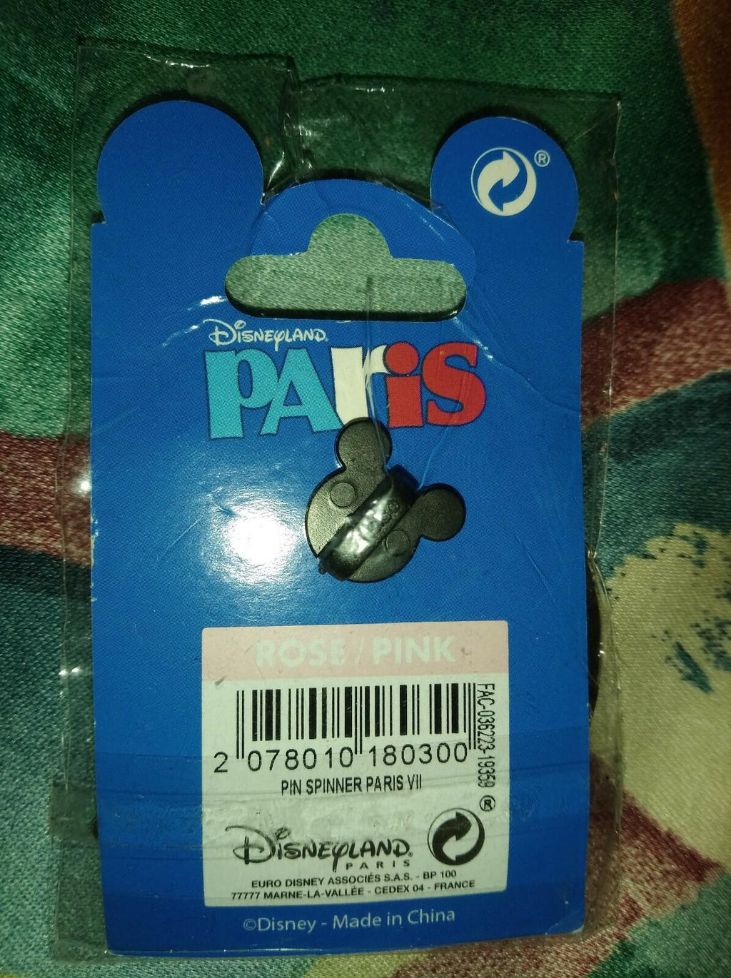 Spinner Paris VII Mickey Minnie Goofy Donald Eiffel Disney Dlrp Dlp 2018 Pin