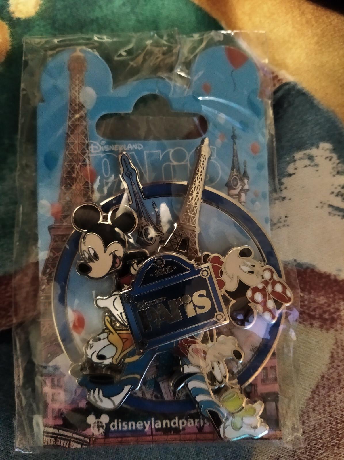 Spinner Paris VII Mickey Minnie Goofy Donald Eiffel Disney Dlrp Dlp 2018 Pin