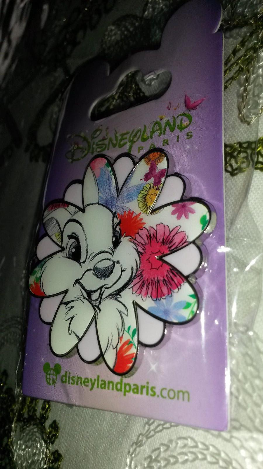 Spring Thumper in flower shape pin (Bambi) Disney Land Paris Dlrp Dlp 2015 pin