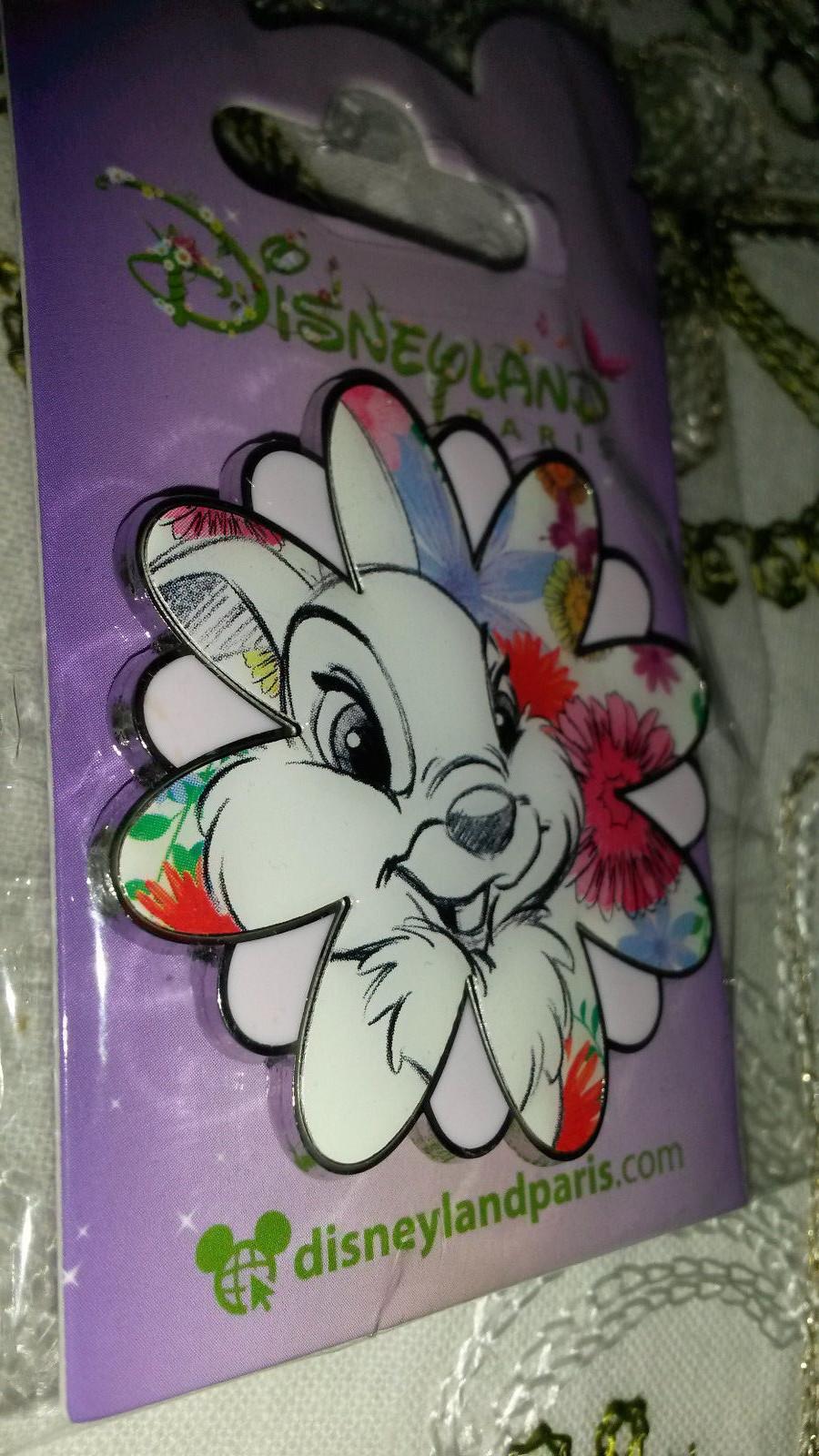 Spring Thumper in flower shape pin (Bambi) Disney Land Paris Dlrp Dlp 2015 pin