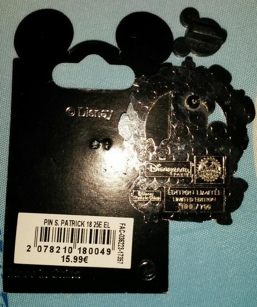St. Patrick's Day - Pascal (Tangled) Limited Edition LE 700 Disney Land Paris Dlrp Dlp 2018 Pin
